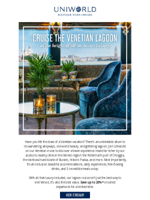 Uniworld Boutique River Cruise Collection - A New Way to See Venice