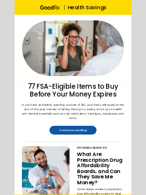 GoodRx - 77 FSA-Eligible Items to Buy Before Your Money Expires