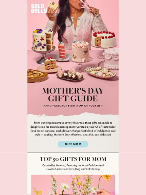 Goldbelly - Hand-Picked Eats for Mother’s Day 🧁🍓🥯💖