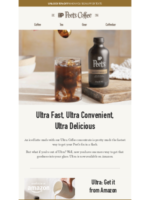 Peet's Coffee - Ultra Coffee Concentrate, now even more convenient