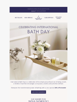 Aromatherapy Associates - Championing the Power of Bathing🫧