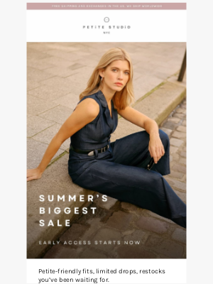 Petite Studio - Summer Sale Early Access Starts Now