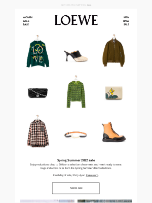 Loewe - Ends soon | SS22 sale