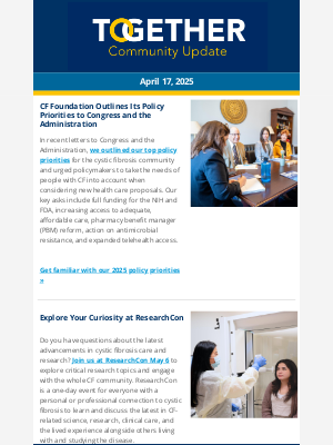 Cystic Fibrosis Foundation - Together: a Community Update