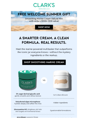 Clark's Botanicals - The Smarter Moisturizer