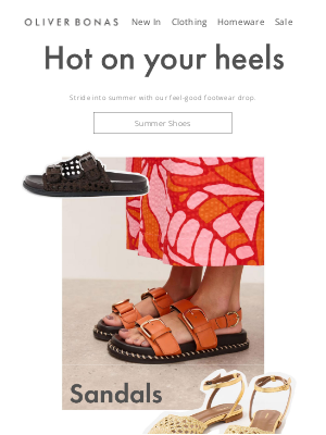 Oliver Bonas - Hot on your heels | Summer shoes