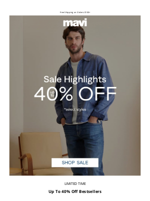 Mavi - Sale Spotlight | Up to 40% Off Men Styles