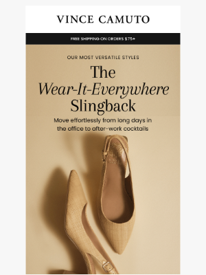 Vince Camuto - Chic Slingbacks for Every Day