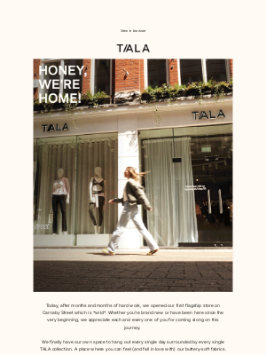 Wearetala - WE'RE FINALLY OPEN IRL