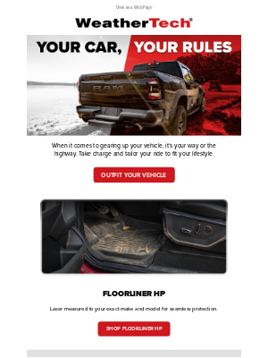 WeatherTech - Always Get Your Way