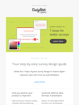 Delighted - Survey design best practices | January newsletter