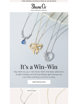 Shane Co. - Need-it-now necklaces starting under $250