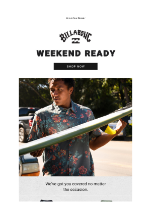 Billabong - Weekend Vibes Await