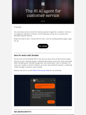 Intercom.io - Welcome to Fin for Zendesk - let’s get you set up