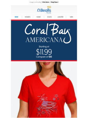 Bealls Florida - Stars, stripes & timeless style with Coral Bay