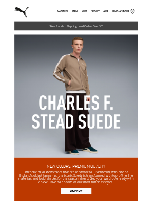 PUMA USA - Premium Suede with Charles F. Stead