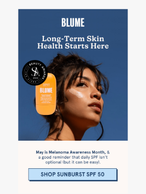 Meet Blume - #1 step to healthy skin ☀️
