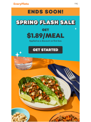 EveryPlate - 🌼 Spring savings are almost gone...