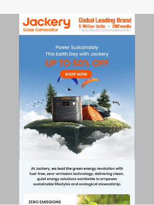 Jackery - 🌲Power Sustainably This Earth Day with Jackery!