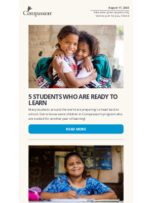 Compassion International - Learn about the power of education
