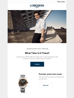 Longines Watch Co. - Introducing the new LONGINES SPIRIT ZULU TIME 1925