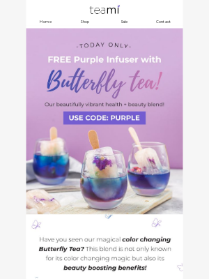 Teami Blends - FREE Purple Loose Leaf Infuser! Today Only! 💜