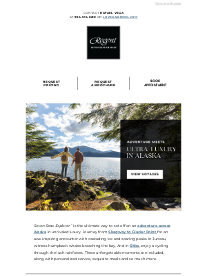 Regent Seven Seas Cruises - Adventure Meets Ultra-Luxury in Alaska