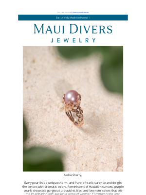 Maui Divers Jewelry - Ever Heard of Purple Pearls? 💜