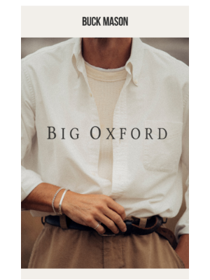 Buck Mason - The Big Oxford