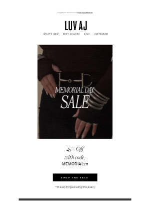Luv Aj - SALE STARTS NOW 🇺🇸