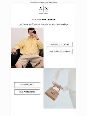 Armani - 40% OFF - MUST HAVES
