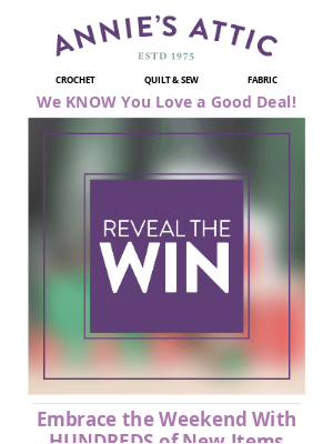 Annie’s - This Weekend Win Is Under $6!!!