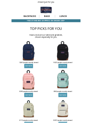 JanSport - Never hurts to look...