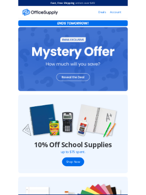 OfficeSupply - 🎲 Feeling Lucky? Reveal Your Mystery Offer Now!