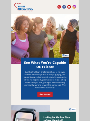 Ubiquinol - Rise to the (Heart Health) Challenge