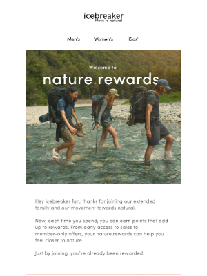 Icebreaker - Welcome to Nature.Rewards