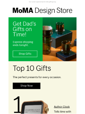 Museum of Modern Art Store (MoMA) - 10 Gifts. No Guesswork 🎁