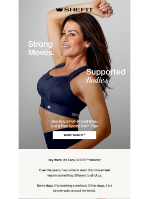 Shefit - Sale Extended! Buy 2 Get A Flex Sports Bra Free - Last Day