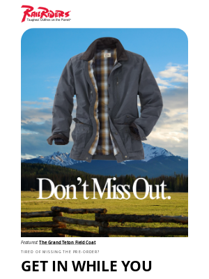 RailRiders Adventure Clothing - Limited Time: 15% Off Fall Pre-Orders!