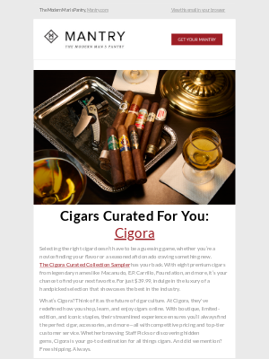 Mantry - Cigars Curated For You