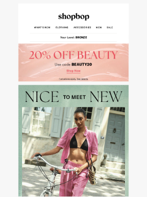 Shopbop - What's new (hint: a LOT)