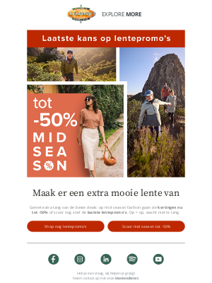 Laatste kans op lentepromoties: nu is het moment!
