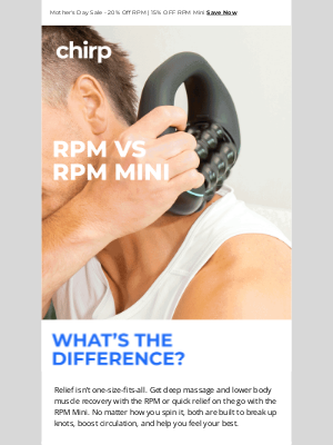 Chirp - RPM vs. RPM Mini