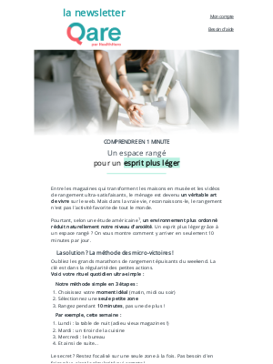 Qare (France) - Moins de stress en 10 minutes par jour ?