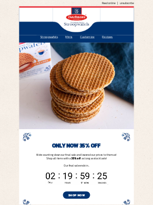 Stroop Wafels - FINAL SALE ends in... ⏰