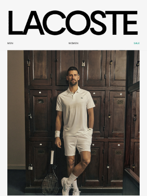 Lacoste - London Tournament: The champions’ outfits