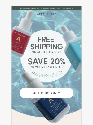Apothekary - 48 Hours Only: Save 20% + Free Shipping