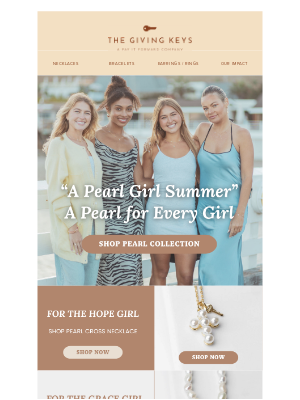 The Giving Keys - It’s a pearl girl summer 🐚