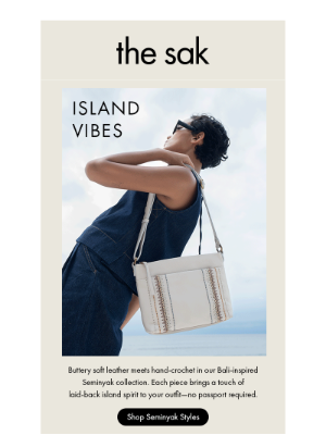 The Sak - Crochet + Leather = A Must-Have!