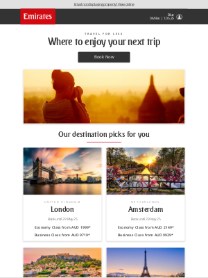 Emirates Holidays (United Arab Emirates) - Can’t-miss fares for must-see destinations